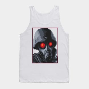 Resident Evil Hunk Pixel Art Tank Top